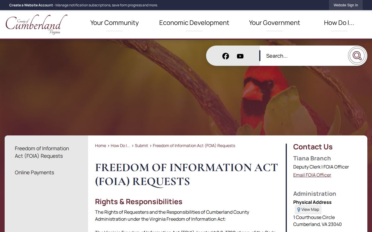 Cumberland County records request information for a 72-hour release list