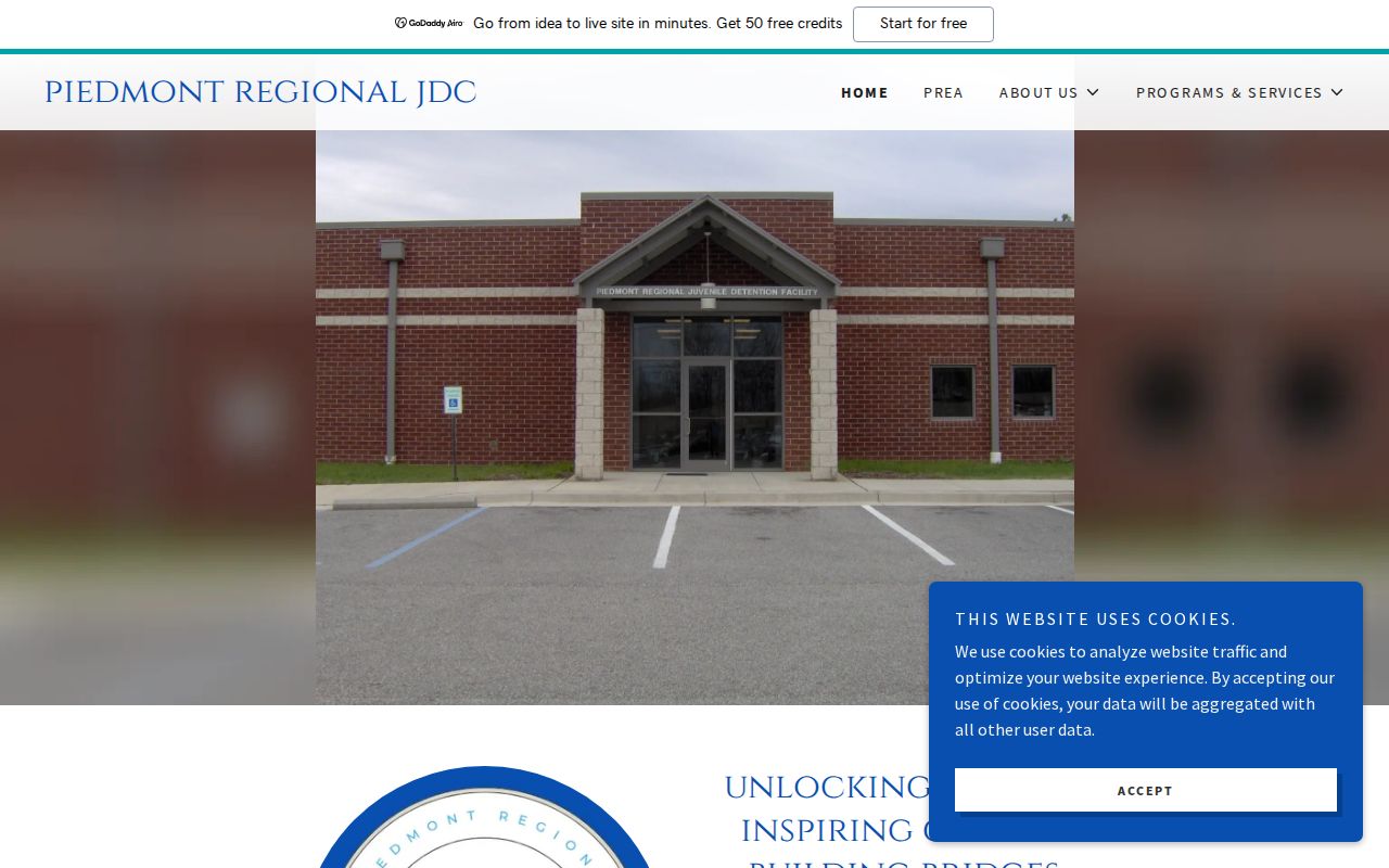 Piedmont Regional Juvenile Detention Center Cumberland release information source